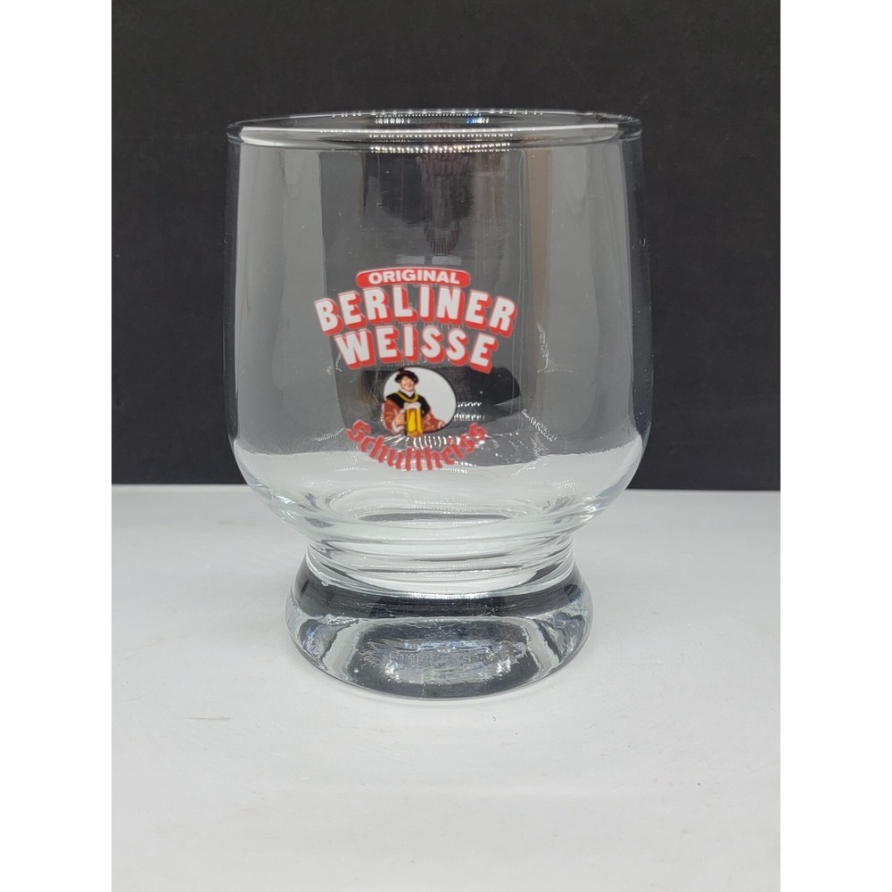 German Schultheiss Lager Berliner Berlin Weisse .3L Beer Club Glass Tumbler